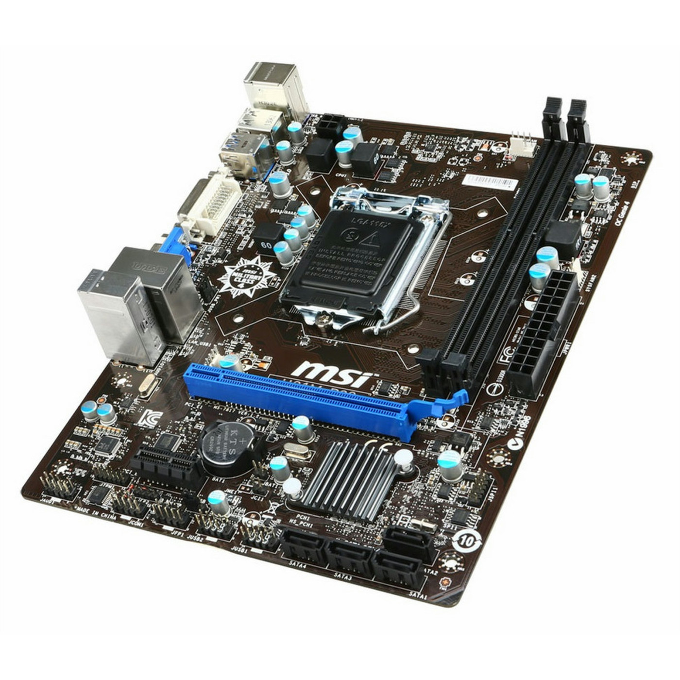 Материнська плата MSI H81M-P33 (H81M-P33) (Socket 1150, Intel H81, Micro-ATX) Б/в