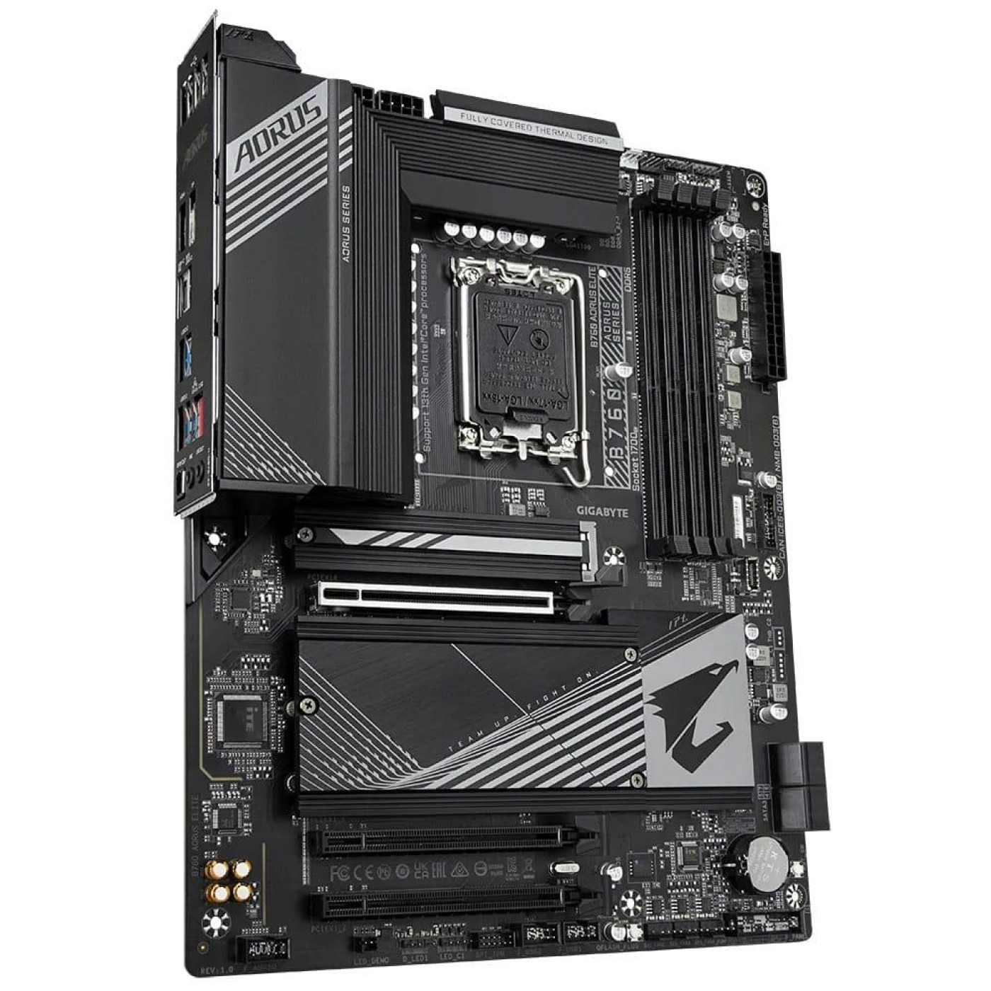 Материнська плата Gigabyte B760 AORUS ELITE (B760 AORUS ELITE) (Socket 1700, Intel B760, ATX) Б/в