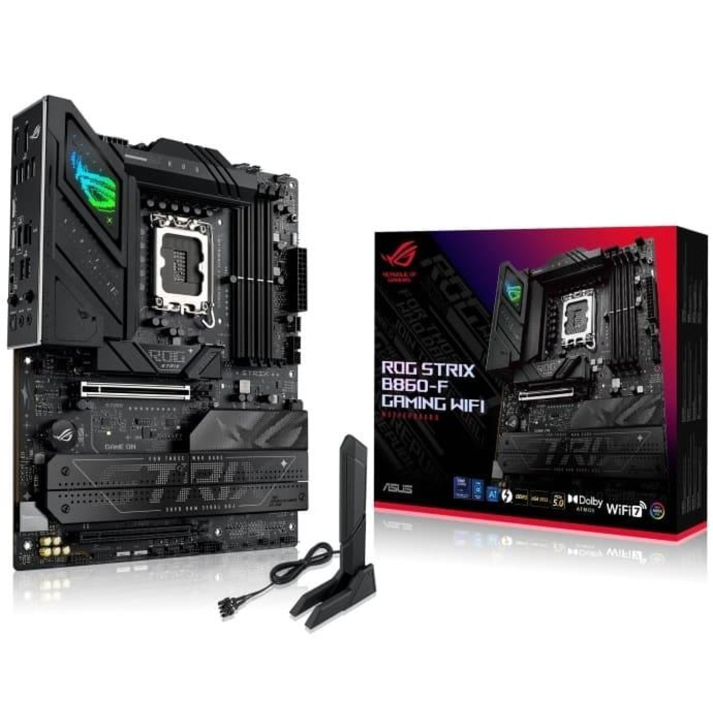 Материнская плата ASUS ROG STRIX B860-F GAMING WIFI (ROG STRIX B860-F GAMING WIFI) (Socket 1851, Intel B860, ATX)