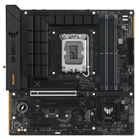 Материнська плата ASUS TUF GAMING B760M-PLUS WIFI II (TUF GAMING B760M-PLUS WIFI II) (Socket 1700, Intel B760, Micro-ATX)