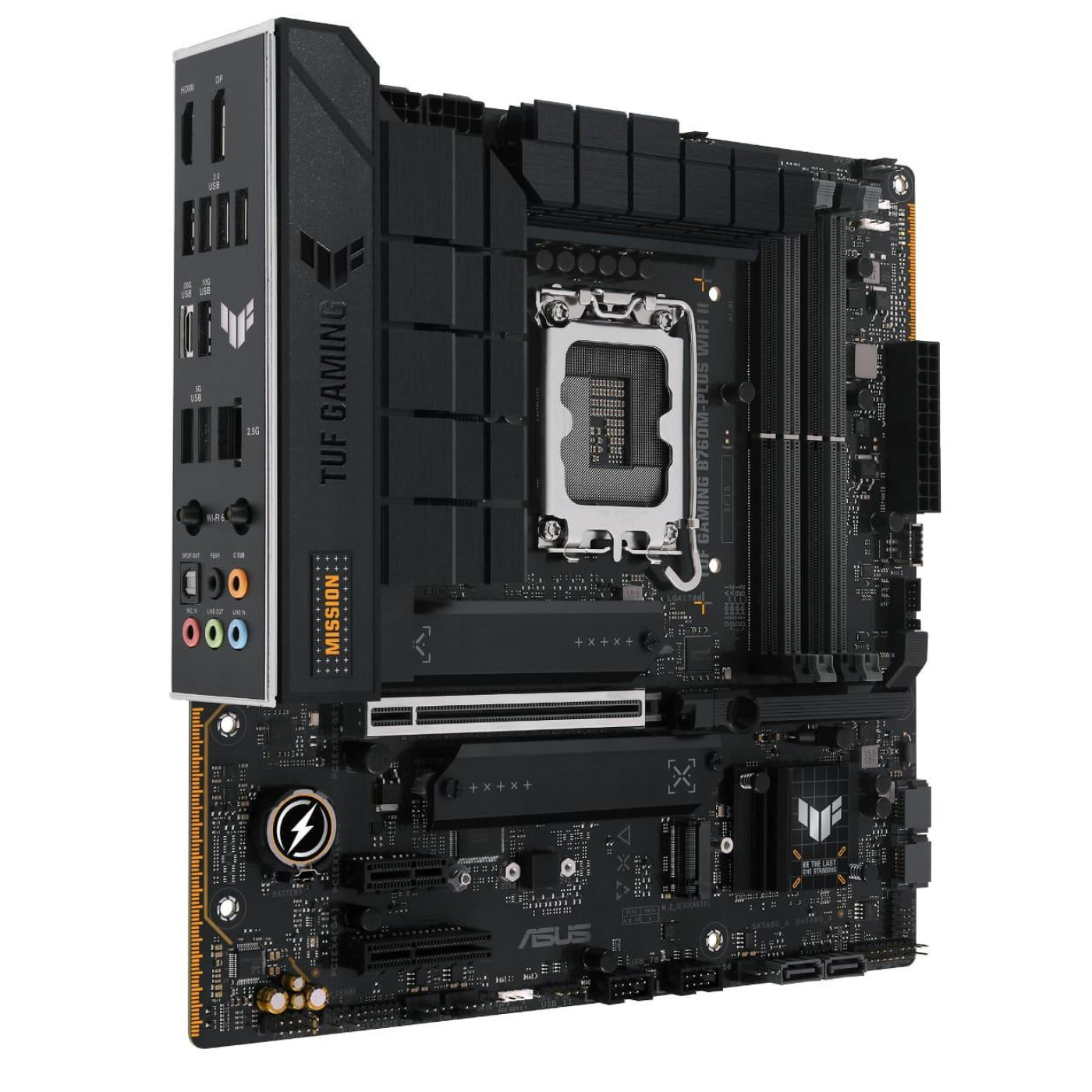 Материнская плата ASUS TUF GAMING B760M-PLUS WIFI II (TUF GAMING B760M-PLUS WIFI II) (Socket 1700, Intel B760, Micro-ATX) U1
