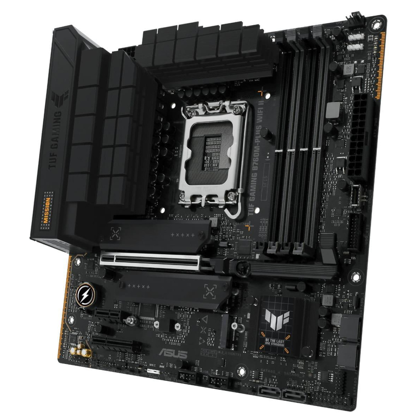 Материнская плата ASUS TUF GAMING B760M-PLUS WIFI II (TUF GAMING B760M-PLUS WIFI II) (Socket 1700, Intel B760, Micro-ATX) U1
