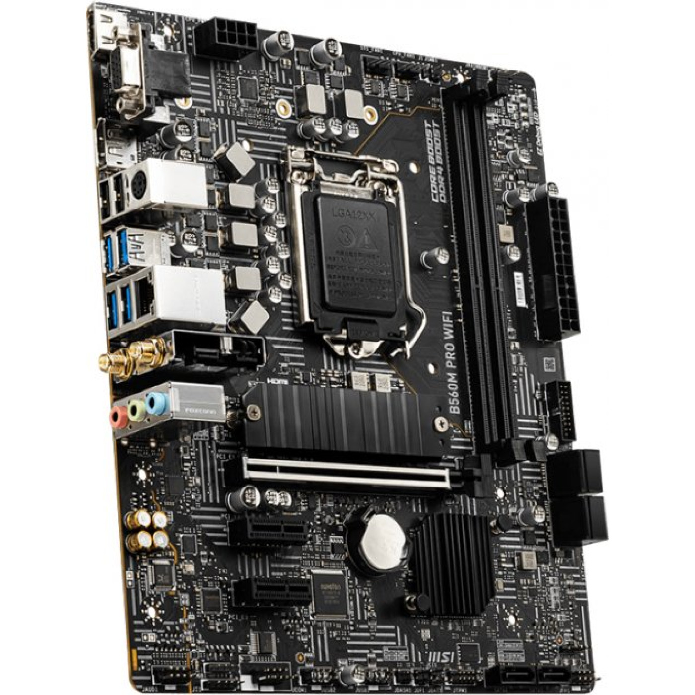 Материнська плата MSI B560M PRO WIFI (B560M PRO WIFI) (Socket 1200, Intel B560, Micro-ATX) Б/в,U1