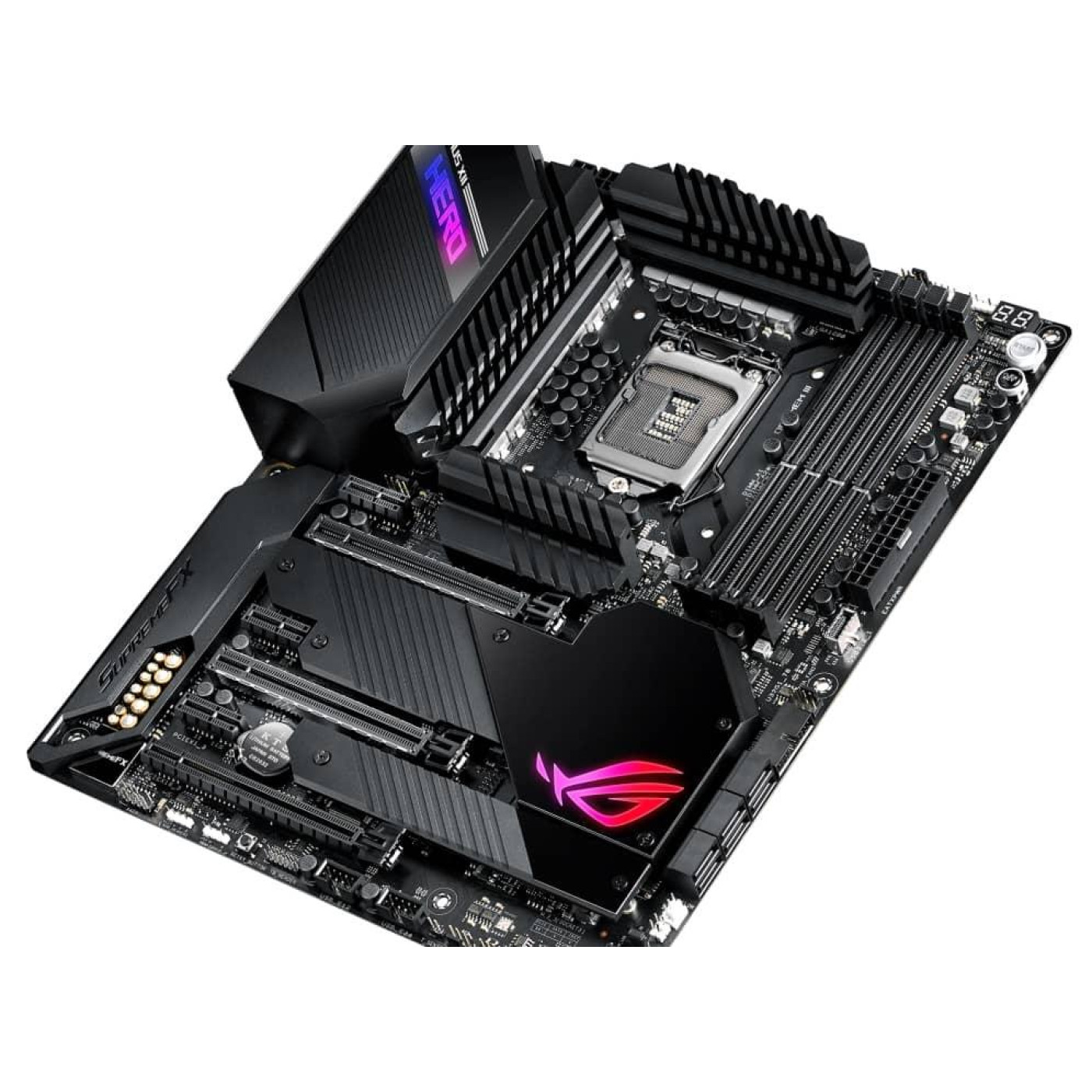 Материнская плата ASUS ROG MAXIMUS XII HERO (WI-FI) (MAXIMUS XII HERO WI-FI) (Socket 1200, Intel Z490, ATX) Б/у