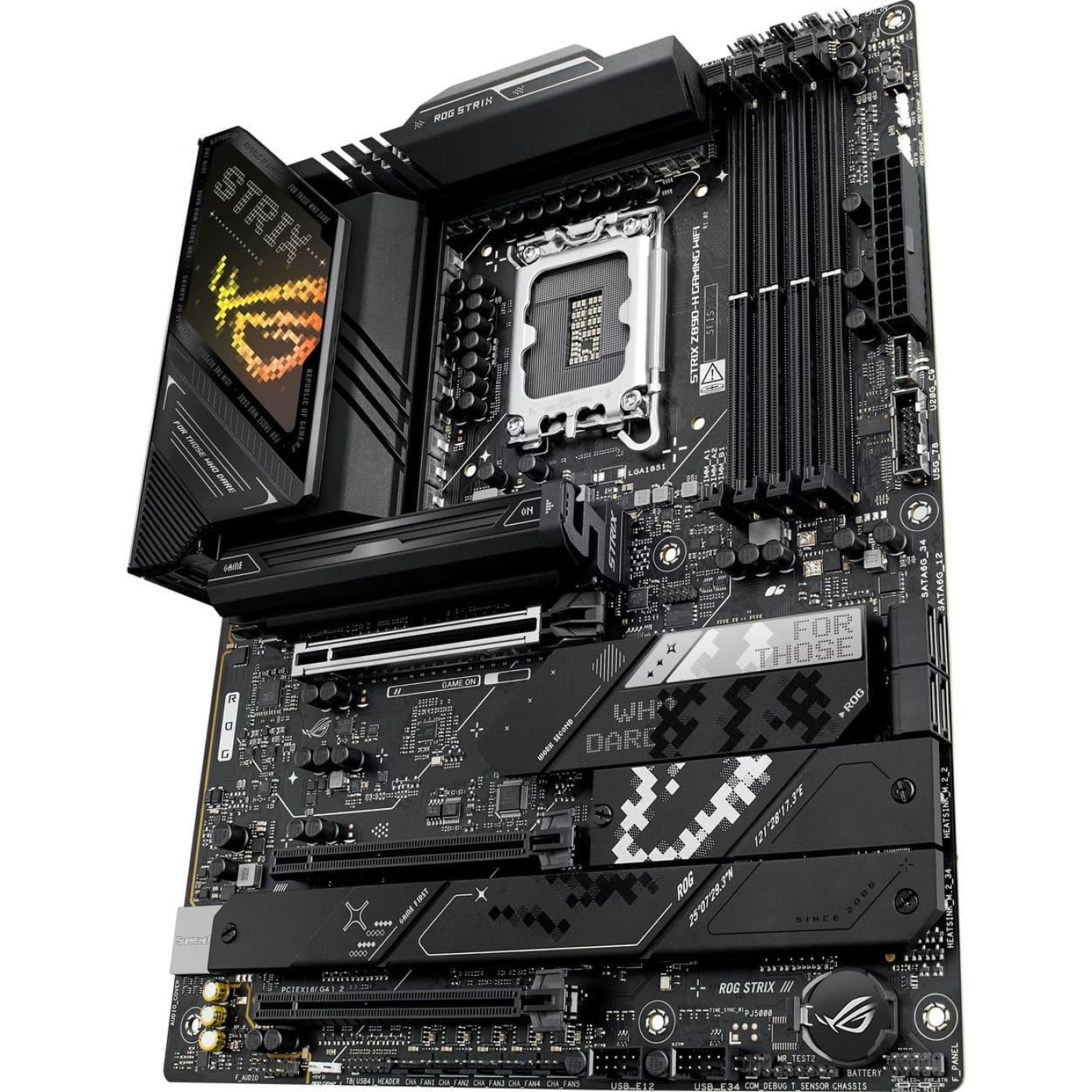 Материнська плата ASUS ROG STRIX Z890-H GAMING WIFI (ROG STRIX Z890-H GAMING WIFI) (Socket 1851, Intel Z890, ATX)