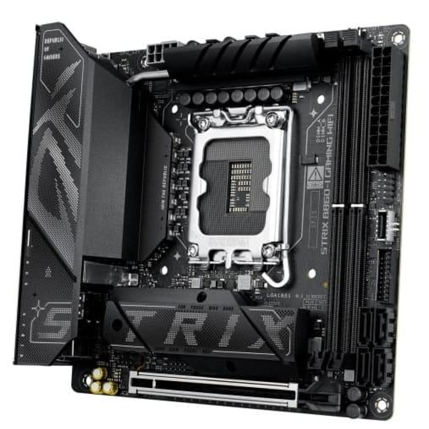 Материнська плата ASUS ROG STRIX B860-I GAMING WIFI (ROG STRIX B860-I GAMING WIFI) (Socket 1851, Intel B860, Mini-ITX)