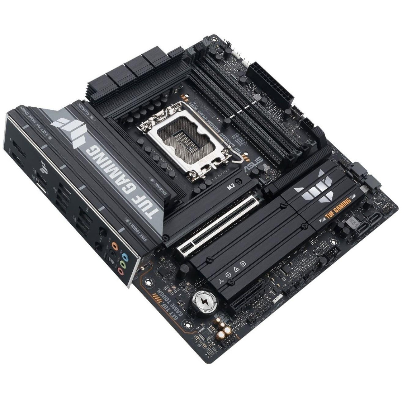 Материнская плата ASUS TUF GAMING B860M-PLUS WIFI (TUF GAMING B860M-PLUS WIFI) (Socket 1851, Intel B860, Micro-ATX)