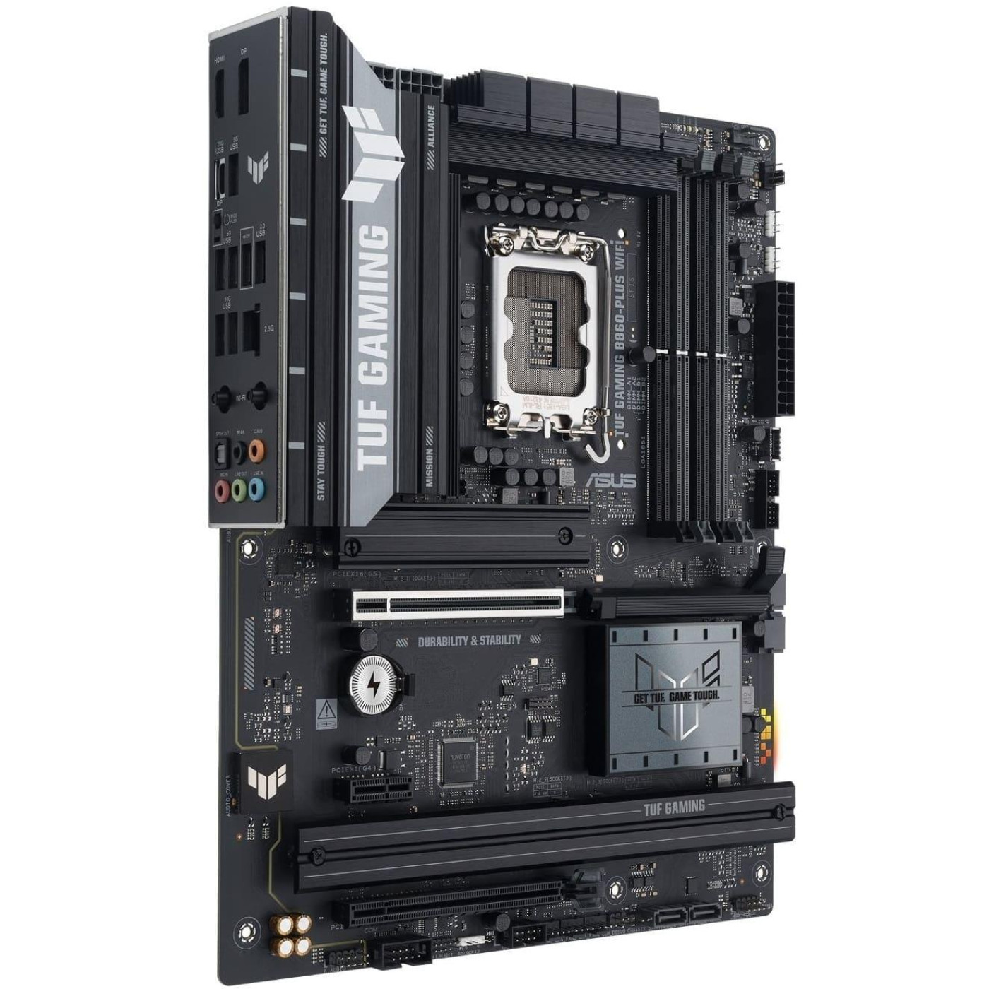 Материнська плата ASUS TUF GAMING B860-PLUS WIFI (TUF GAMING B860-PLUS WIFI) (Socket 1851, Intel B860, ATX)