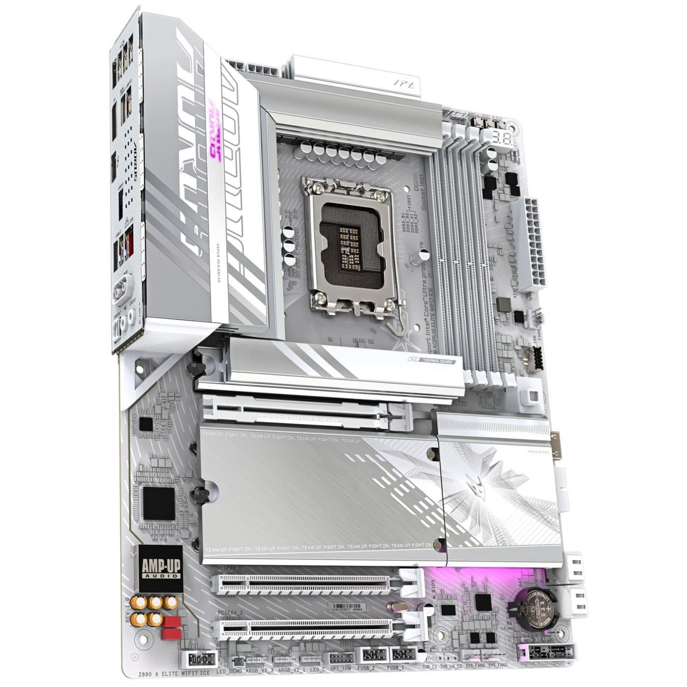 Материнська плата Gigabyte Z890 AORUS ELITE WIFI7 ICE (Z890 AORUS ELITE WIFI7 ICE) (Socket 1851, Intel Z890, ATX)