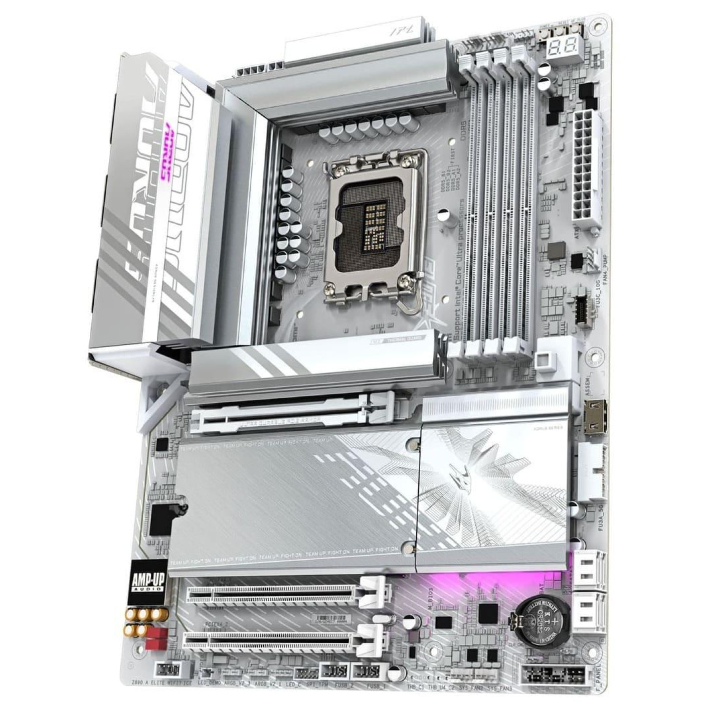 Материнська плата Gigabyte Z890 AORUS ELITE WIFI7 ICE (Z890 AORUS ELITE WIFI7 ICE) (Socket 1851, Intel Z890, ATX)