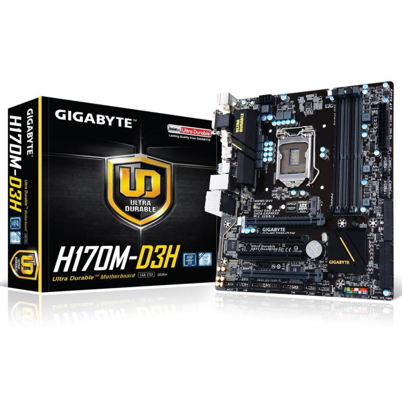 Материнська плата Gigabyte GA-H170M-D3H (GA-H170M-D3H) ( Б/в