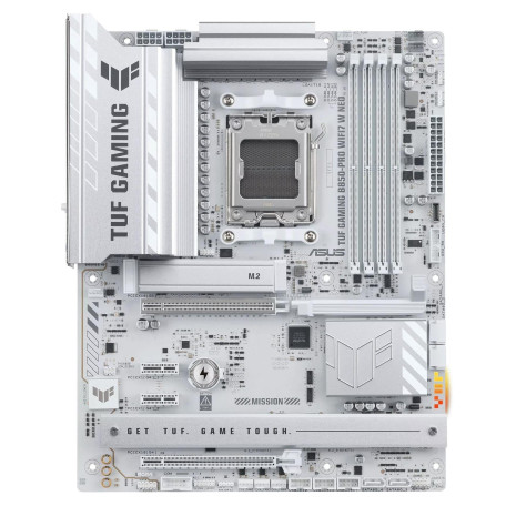 Материнська плата ASUS TUF GAMING B850-PRO WIFI7 W NEO WHITE (TUF GAMING B850-PRO WIFI7 W NEO) (Socket AM5, AMD B850, ATX)