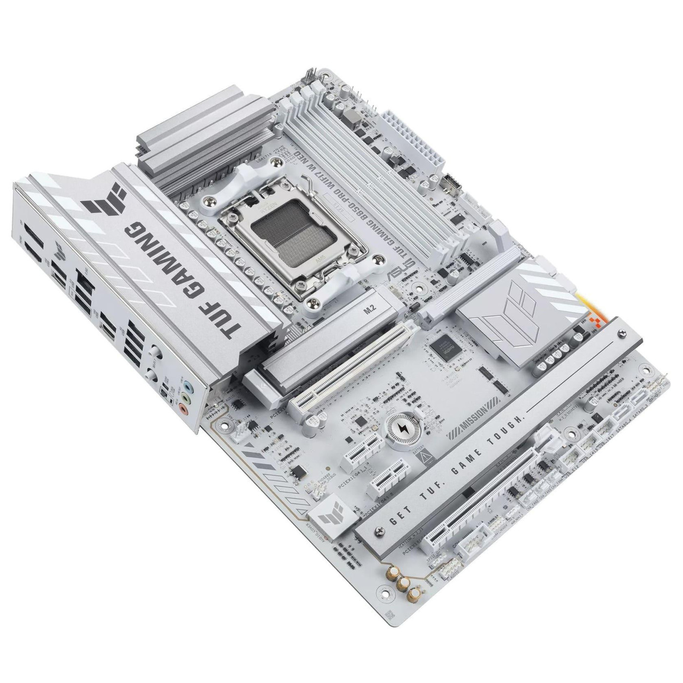 Материнская плата ASUS TUF GAMING B850-PRO WIFI7 W NEO WHITE (TUF GAMING B850-PRO WIFI7 W NEO) (Socket AM5, AMD B850, ATX)