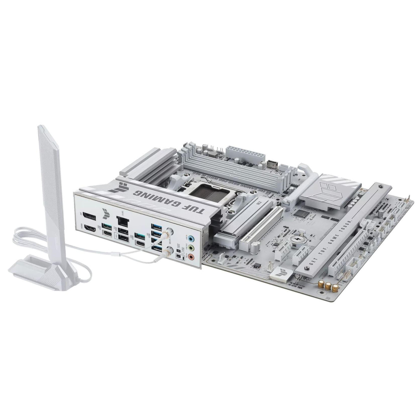 Материнская плата ASUS TUF GAMING B850-PRO WIFI7 W NEO WHITE (TUF GAMING B850-PRO WIFI7 W NEO) (Socket AM5, AMD B850, ATX)