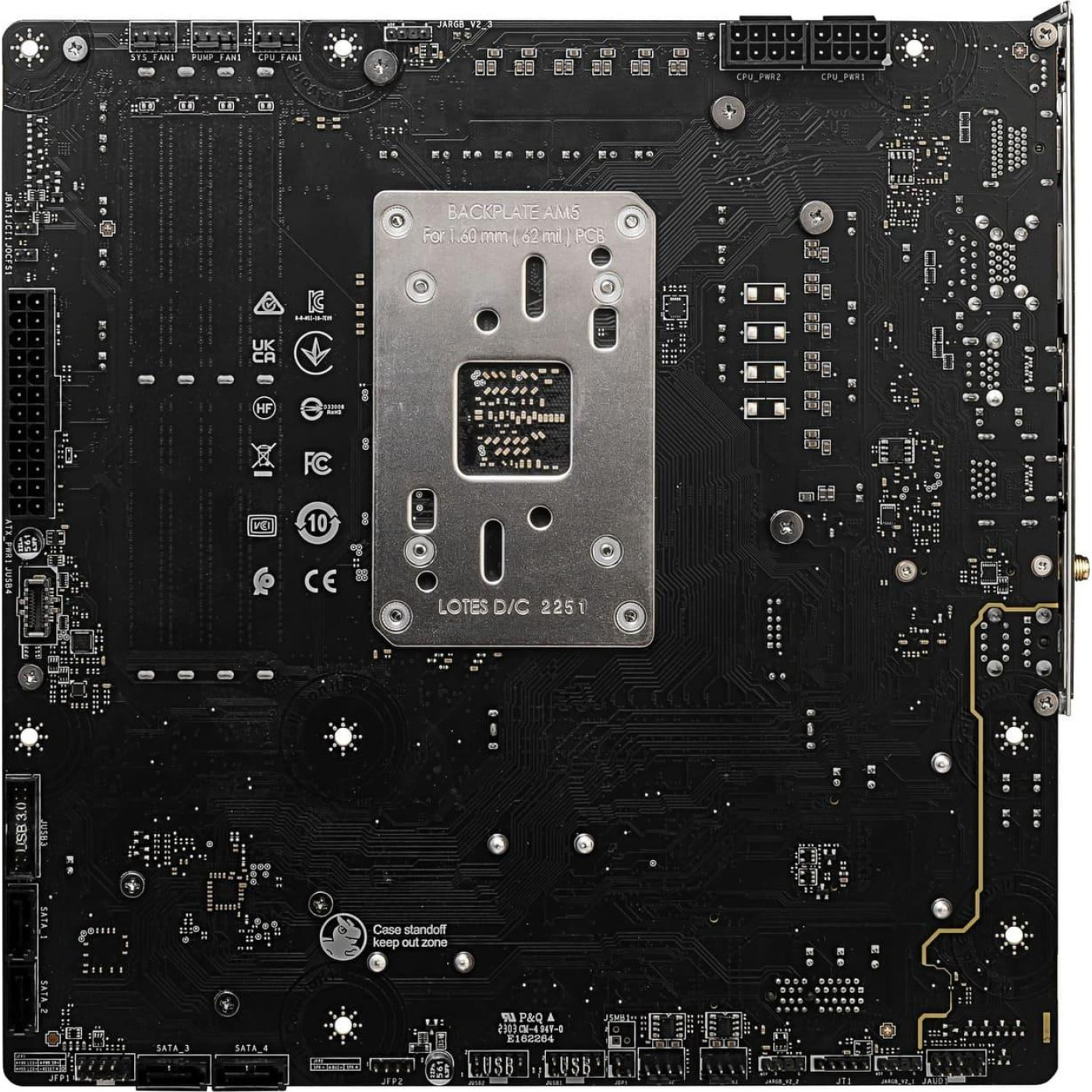 Материнська плата MSI B650M PROJECT ZERO (B650M PROJECT ZERO) (Socket AM5, AMD B650, Micro-ATX) U1