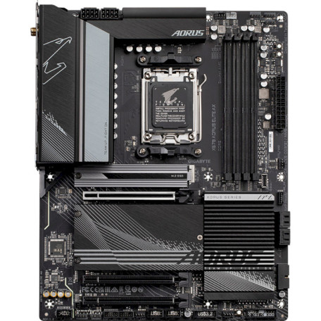 Материнська плата Gigabyte X670 AORUS ELITE AX (X670 AORUS ELITE AX) (Socket AM5, AMD X670, ATX) Б/в