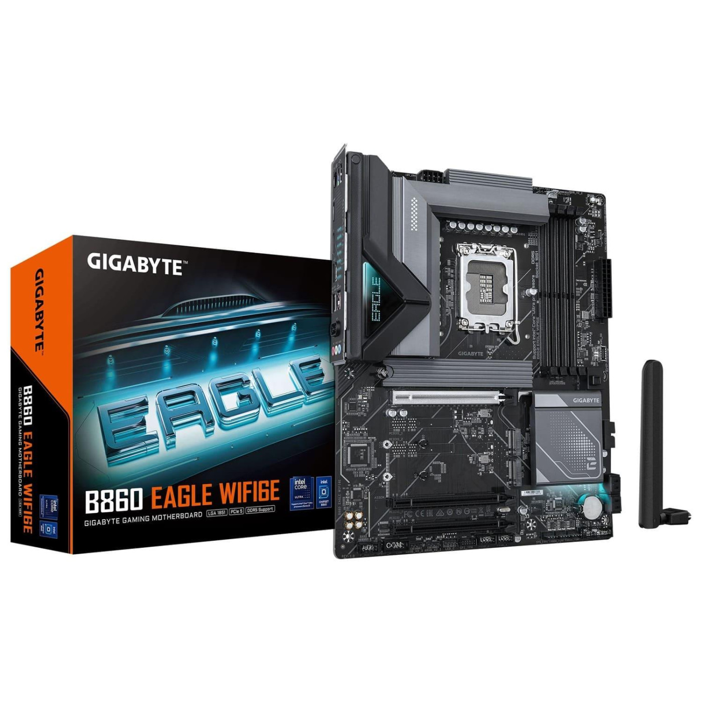 Материнська плата Gigabyte B860 EAGLE WIFI6E (B860 EAGLE WIFI6E) (Socket 1851, Intel B860, ATX)