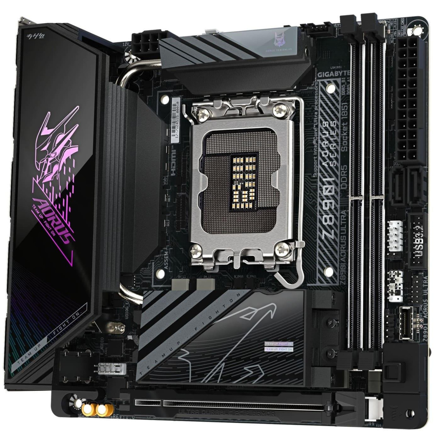 Материнська плата Gigabyte Z890I AORUS ULTRA (Z890I AORUS ULTRA) (Socket 1851, Intel Z890, Mini-ITX)