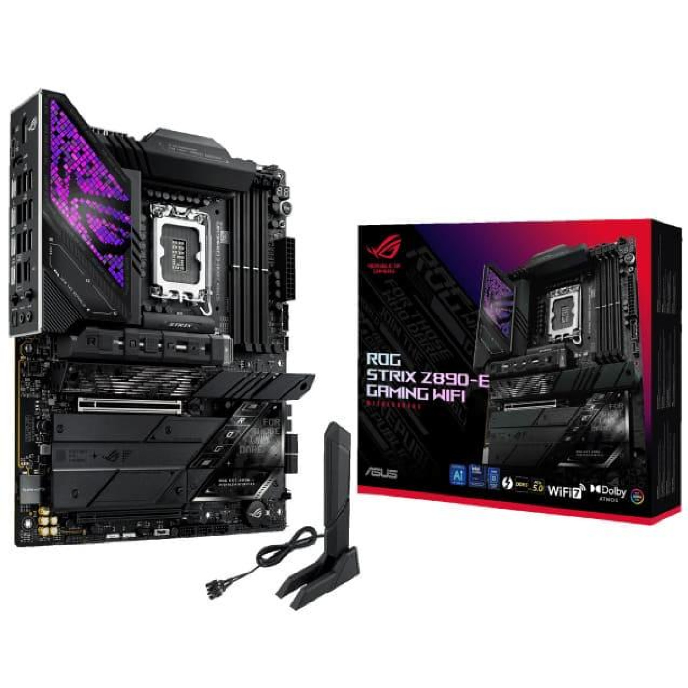 Материнська плата ASUS ROG STRIX Z890-E GAMING WIFI (ROG STRIX Z890-E GAMING WIFI) (Socket 1851, Intel Z890, ATX)