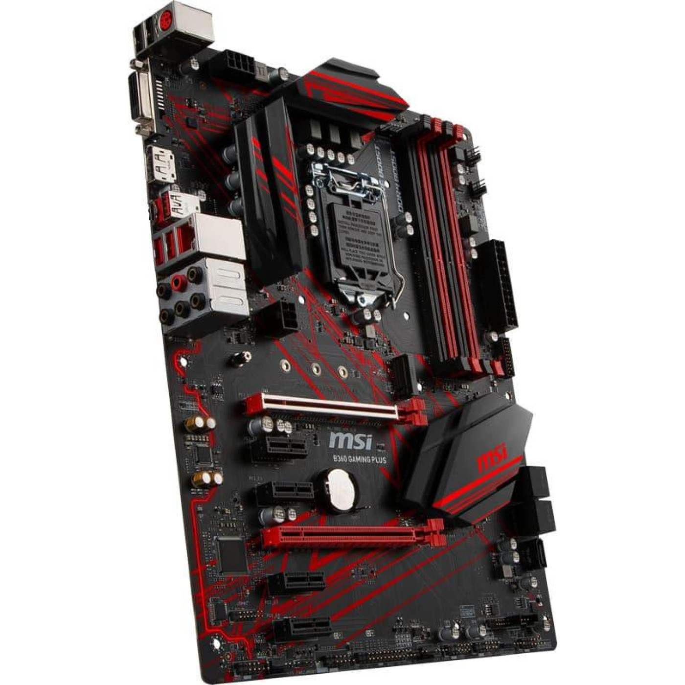 Материнская плата MSI B360 Gaming Plus (B360 Gaming Plus) (Socket 1151 v2, Intel B360, ATX) Б/у