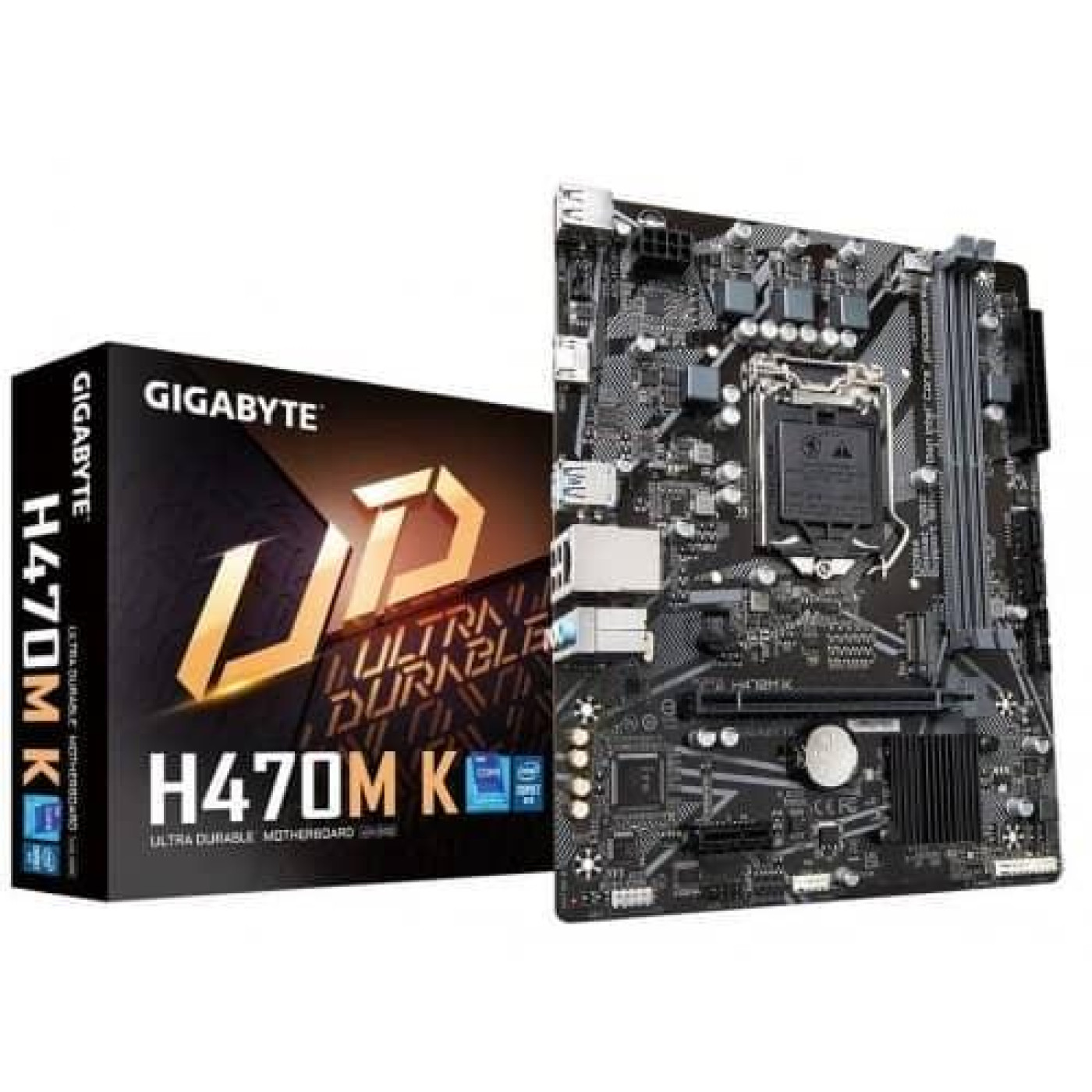 Материнская плата Gigabyte H470M K (H470M K) (Socket 1200, Intel H470, Micro-ATX)