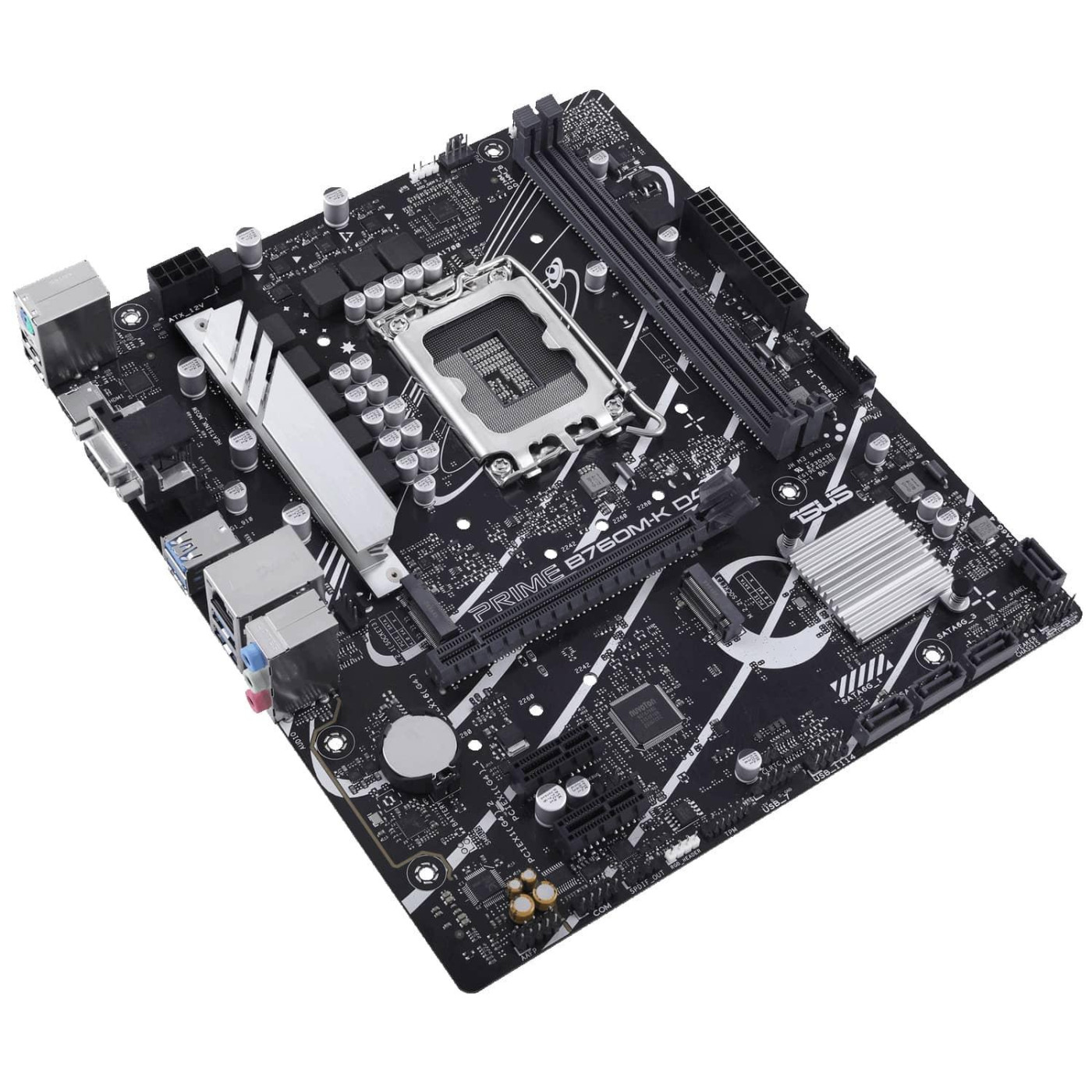 Материнська плата ASUS PRIME B760M-K D4 (PRIME B760M-K D4) (Socket 1700, Intel B760, Micro-ATX)