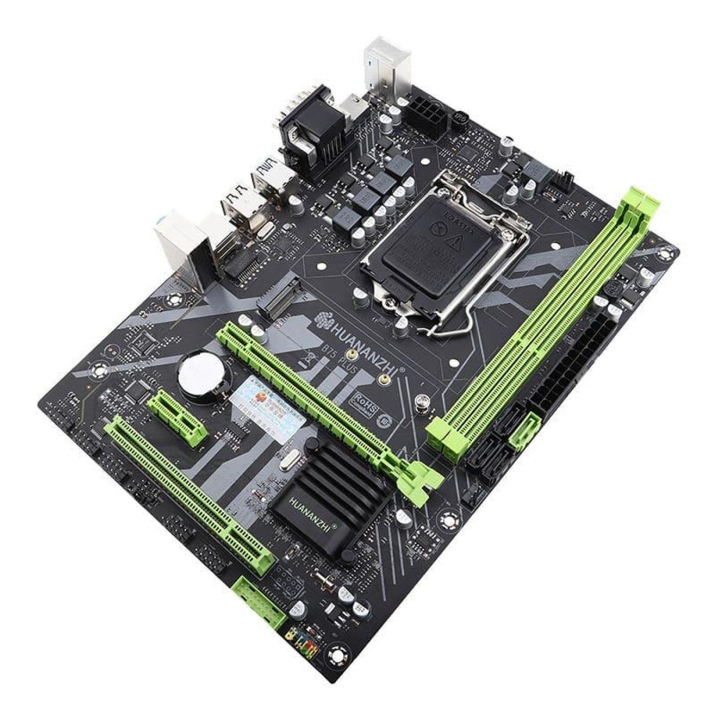 Материнська плата HUANANZHI B75 PLUS M.2 (B75 PLUS M.2) (Socket 1155, Intel B75,
