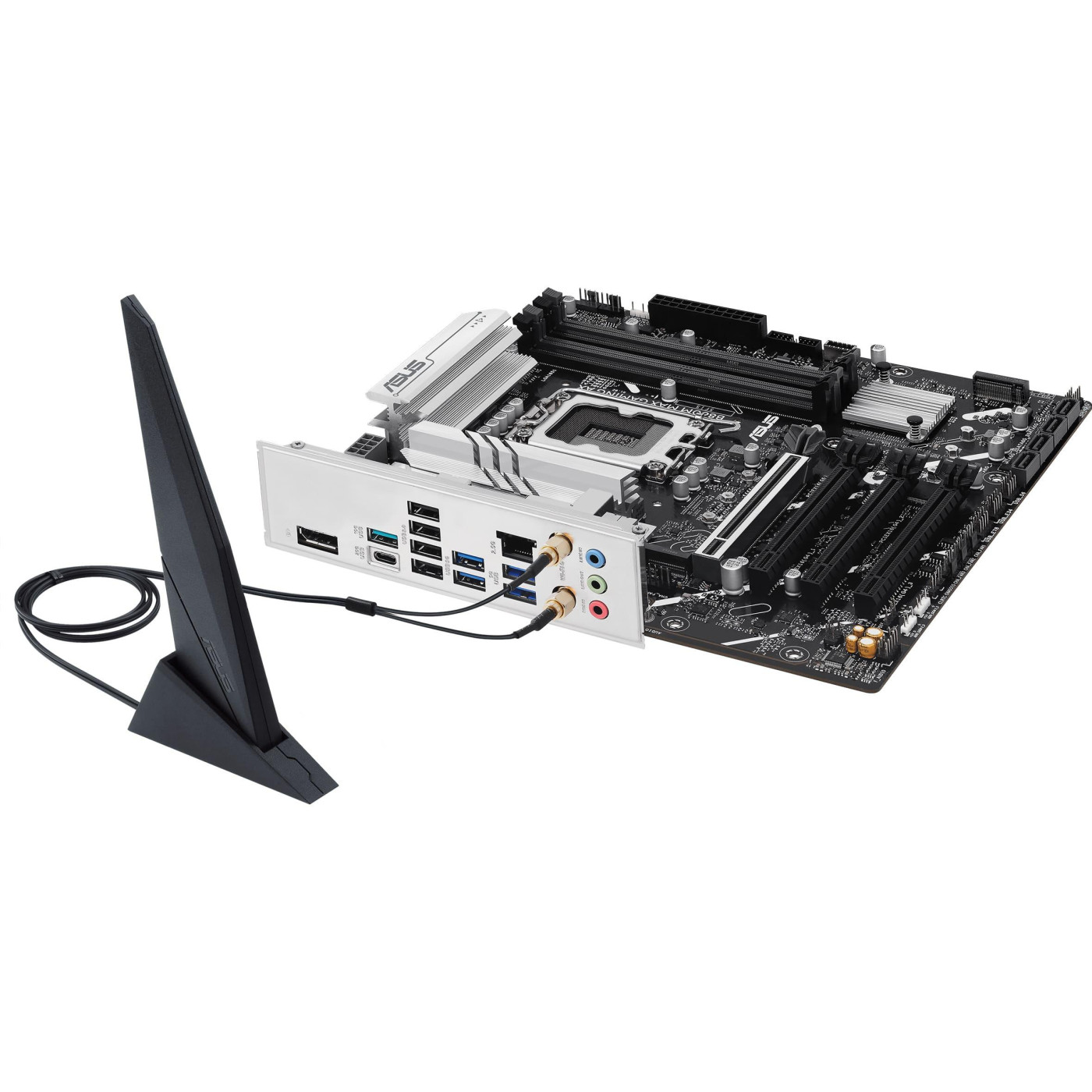 Материнская плата ASUS B860M MAX GAMING AX (B860M MAX GAMING AX) (Socket 1851, Intel B860, Micro-ATX)