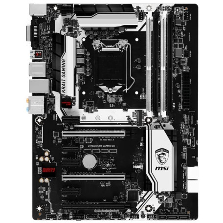 Материнська плата MSI Z170A Krait Gaming 3X (Z170A Krait Gaming 3X) (Socket 1151, Intel Z170, ATX) Б/в
