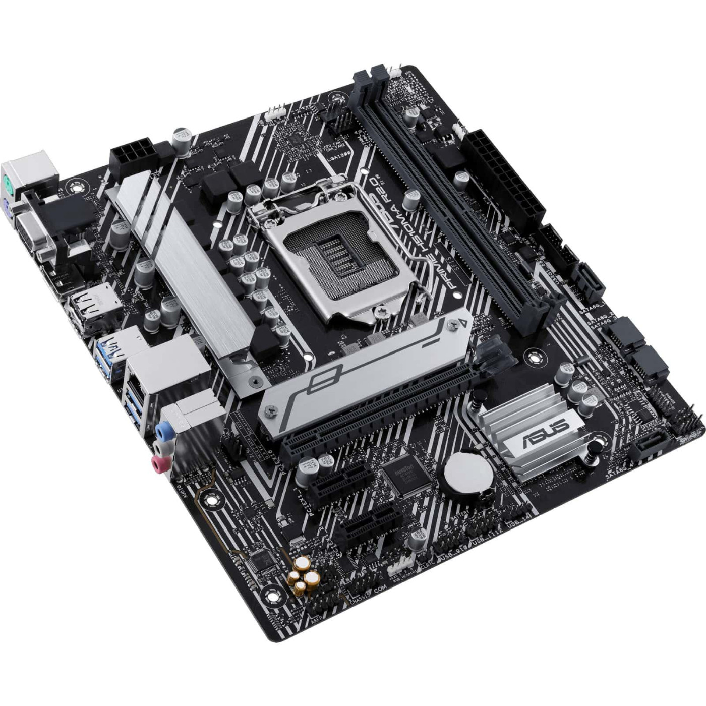 Материнская плата ASUS PRIME H510M-A R2.0 (PRIME H510M-A R2.0) (Socket 1200, Intel H510, Micro-ATX)
