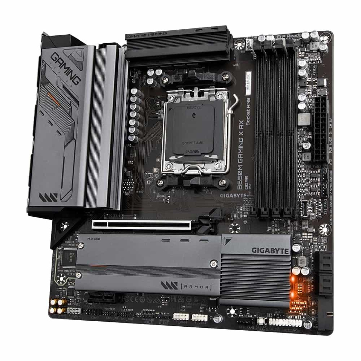 Материнская плата Gigabyte B650M GAMING X AX (B650M GAMING X AX) (Socket AM5, AMD B650, Micro-ATX) U1