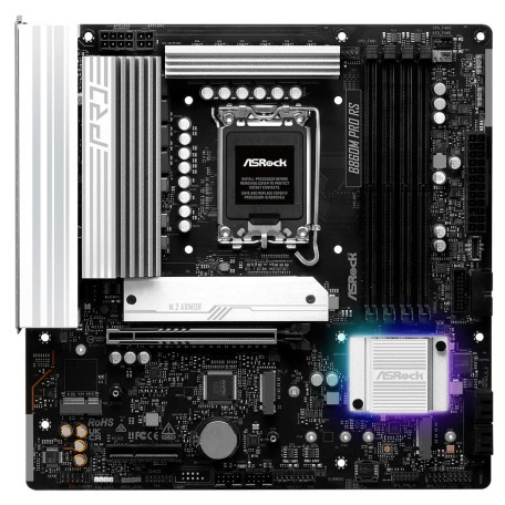 Материнська плата ASRock B860M PRO RS (B860M PRO RS) (Socket 1851, Intel B860, Micro-ATX)