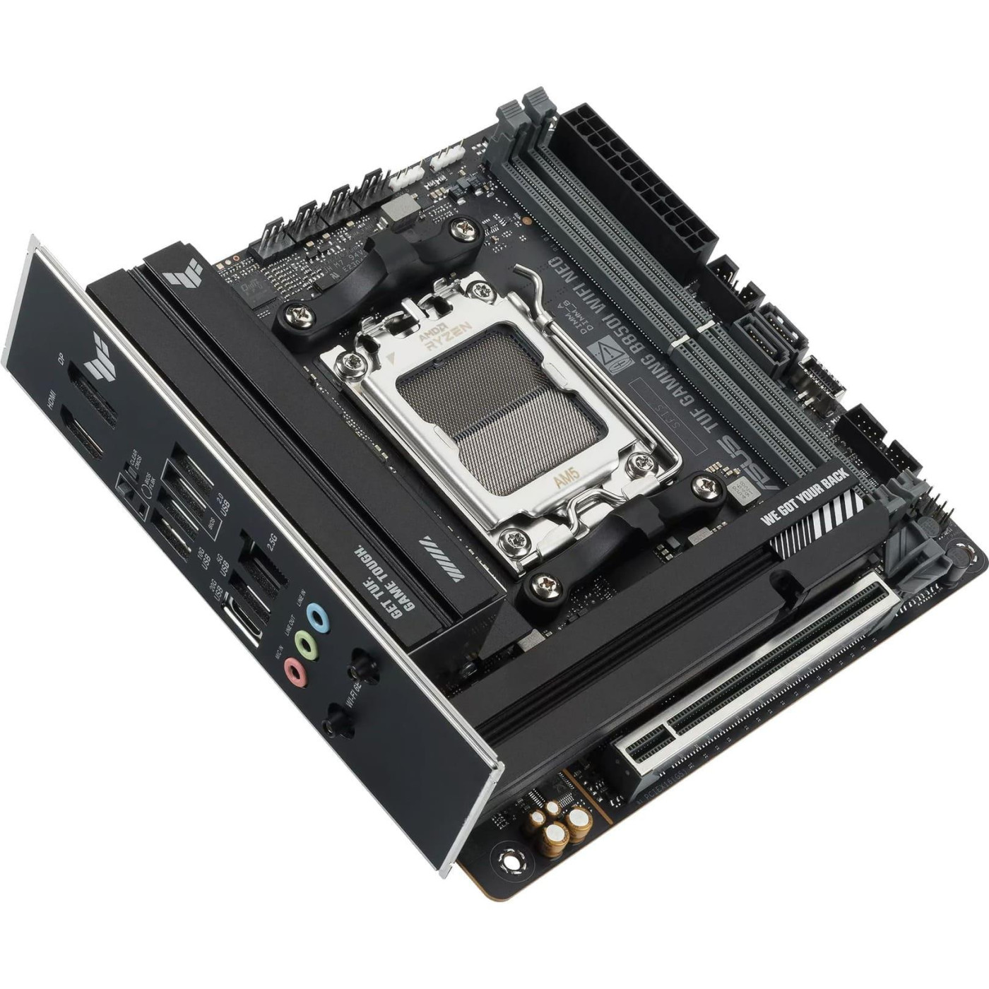Материнская плата ASUS TUF GAMING B850I WIFI NEO (TUF GAMING B850I WIFI NEO) (Socket AM5, AMD B850, Mini-ITX)