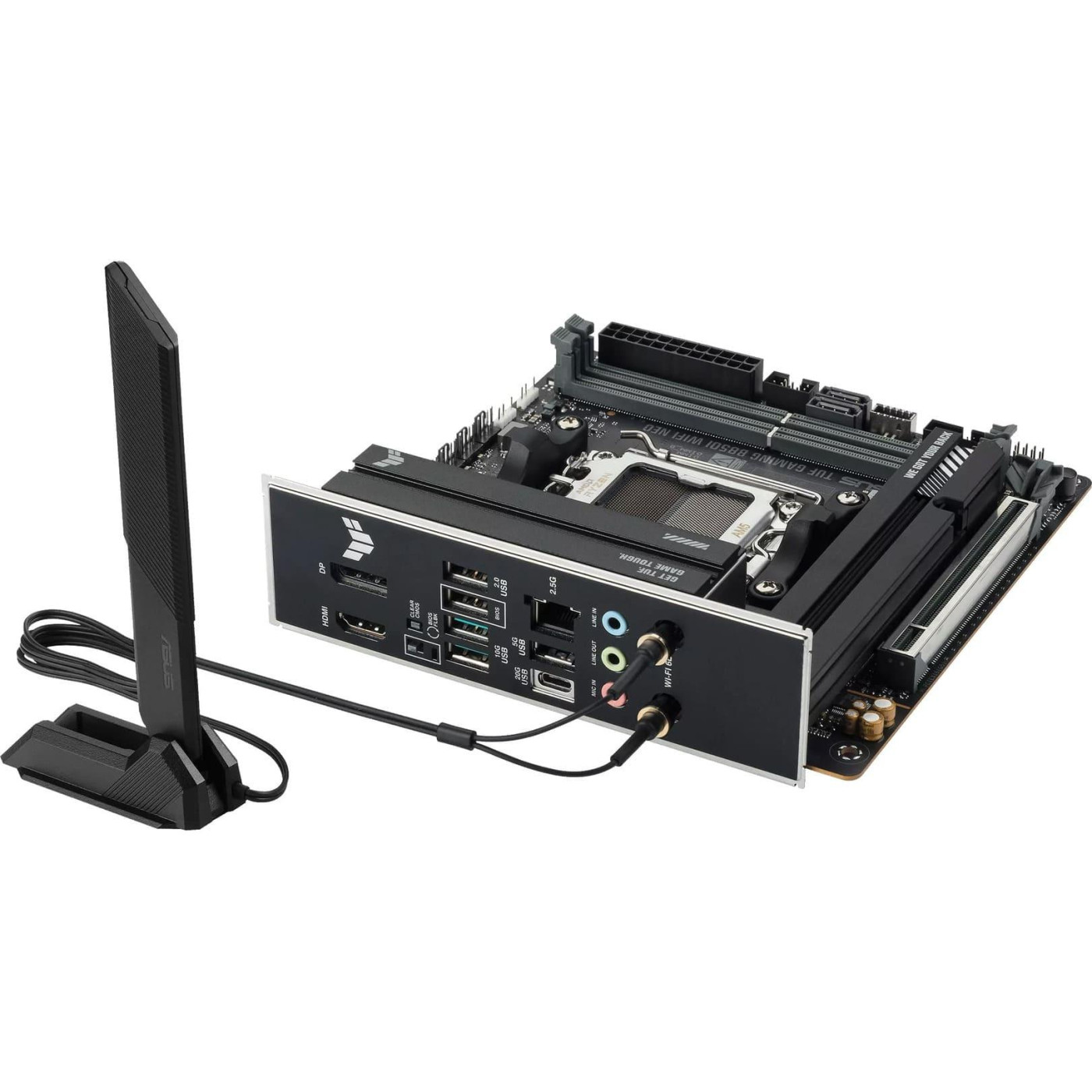 Материнская плата ASUS TUF GAMING B850I WIFI NEO (TUF GAMING B850I WIFI NEO) (Socket AM5, AMD B850, Mini-ITX)