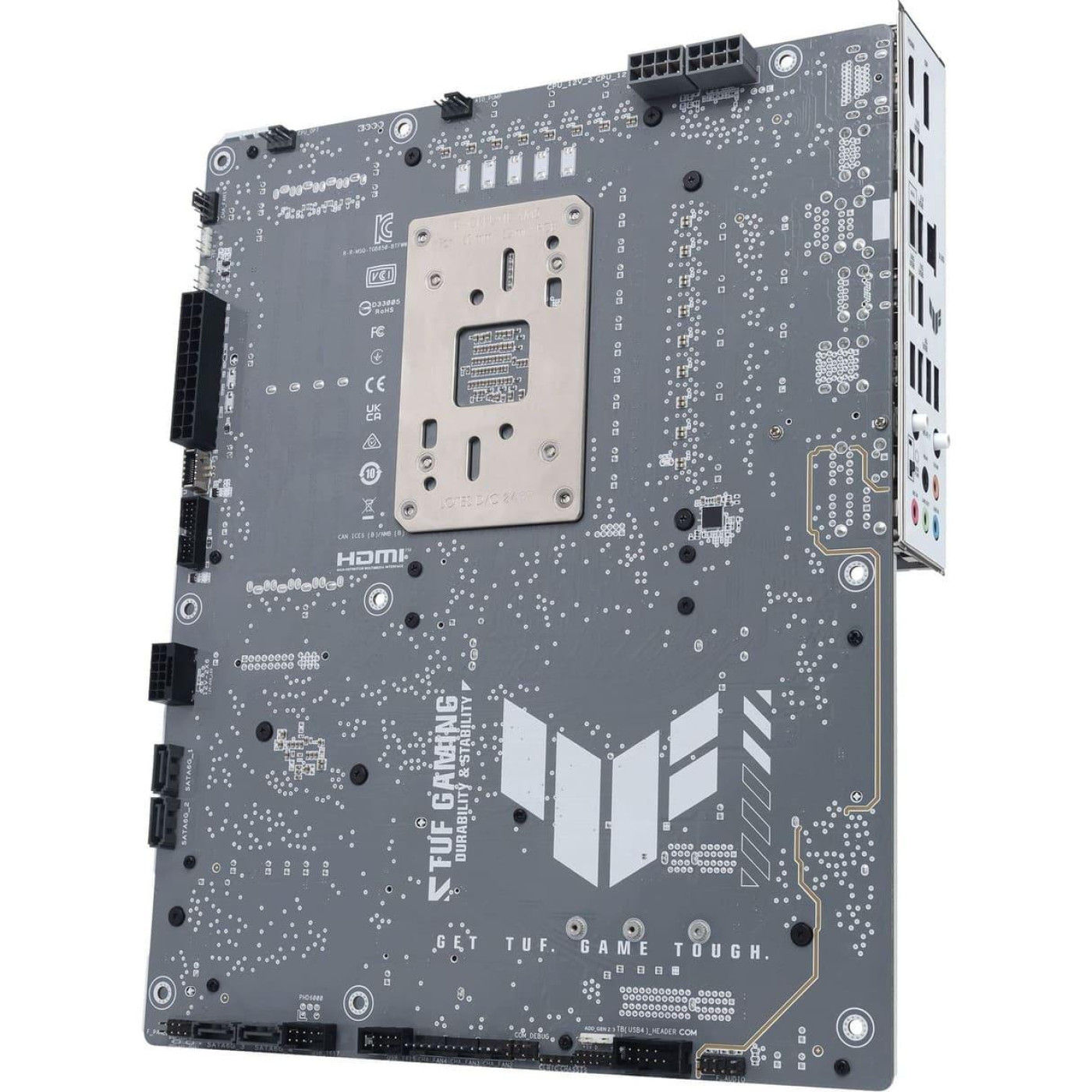 Материнская плата ASUS TUF GAMING B850-BTF WIFI WHITE (TUF GAMING B850-BTF WIFI W) (Socket AM5, AMD B850, ATX)