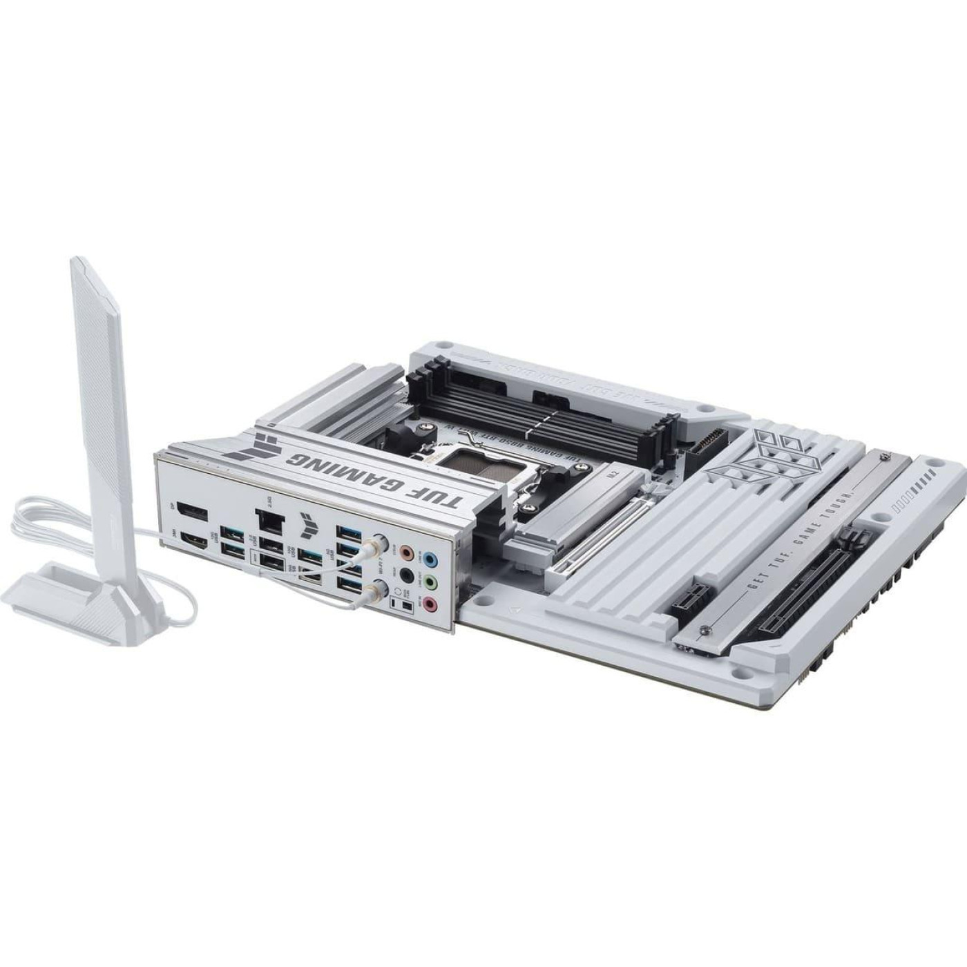 Материнская плата ASUS TUF GAMING B850-BTF WIFI WHITE (TUF GAMING B850-BTF WIFI W) (Socket AM5, AMD B850, ATX)