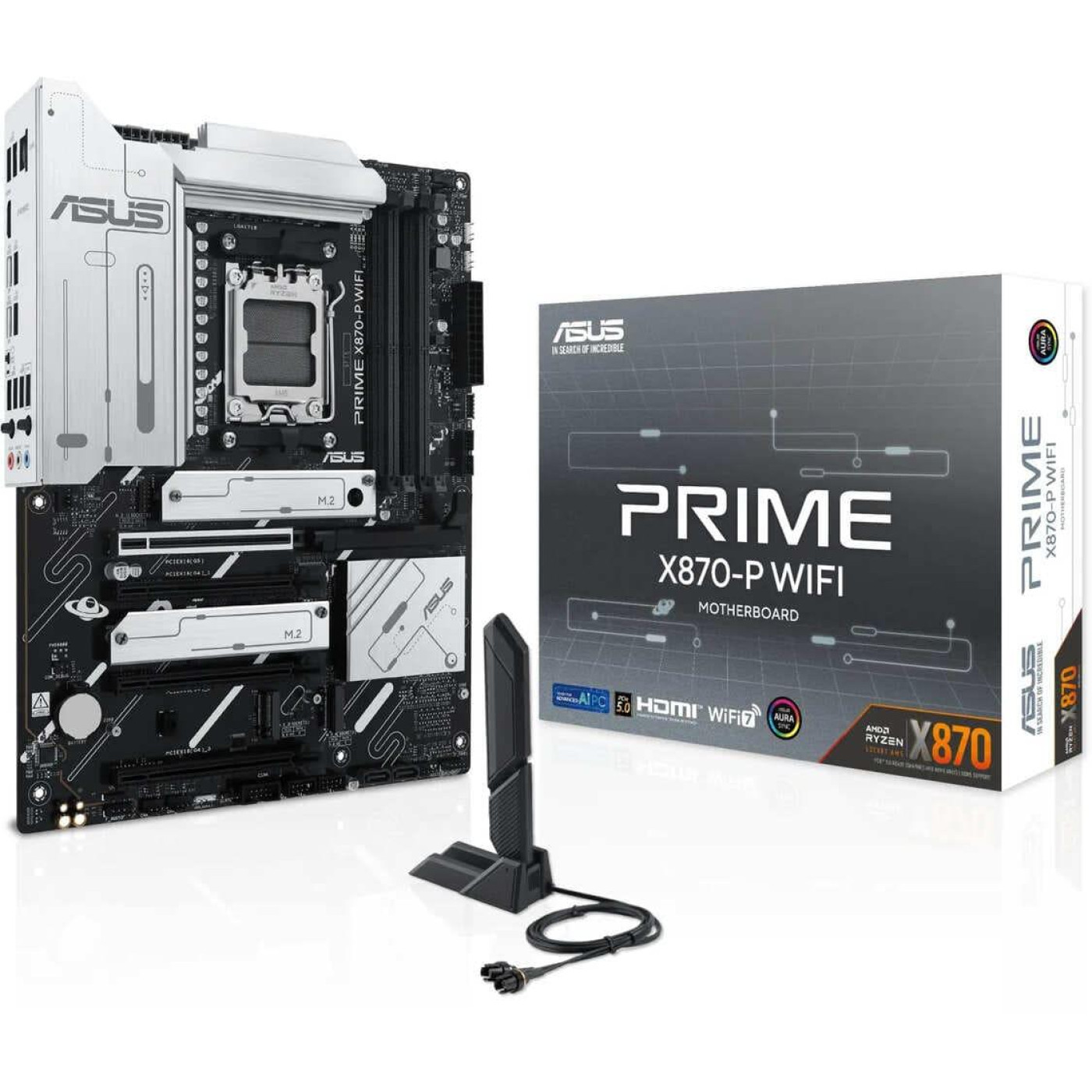 Материнська плата ASUS PRIME X870-P WIFI (PRIME X870-P WIFI) (Socket AM5, AMD X870, ATX)