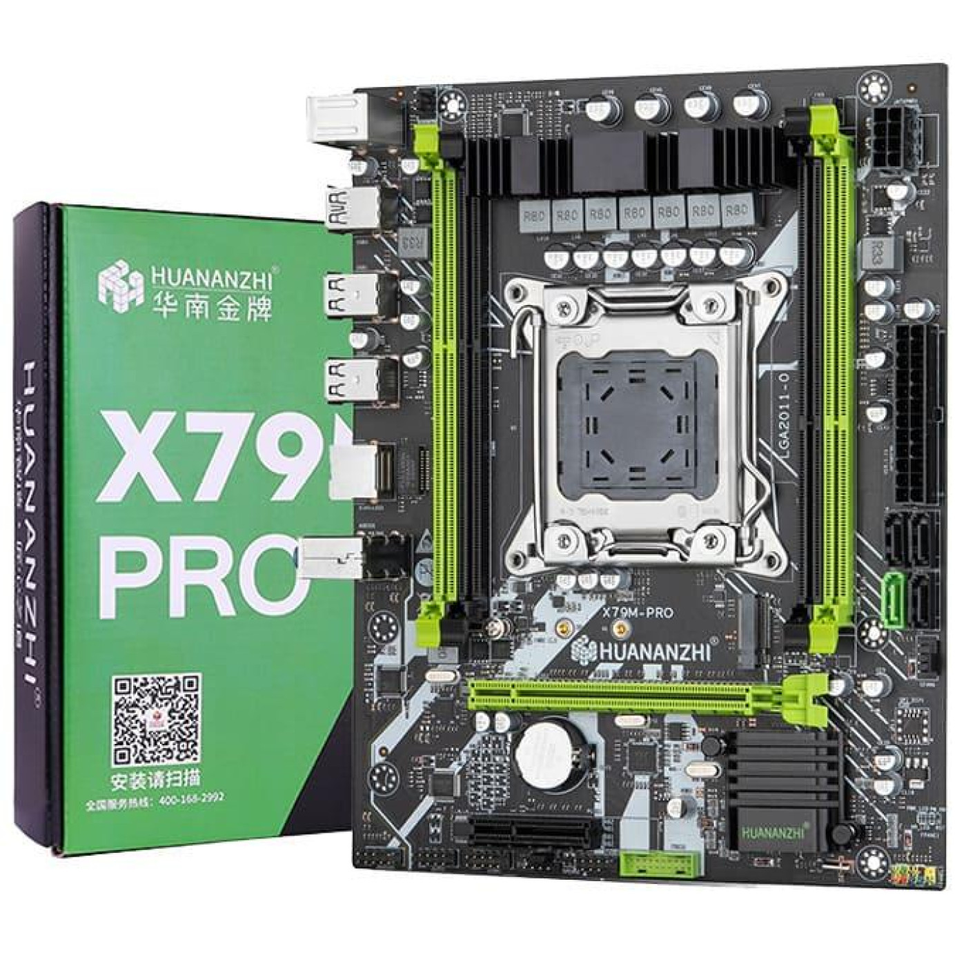 Материнская плата Huananzhi X79 MPRO (HZH-X79-MPRO) (Socket 2011, Intel X79, Micro-ATX)