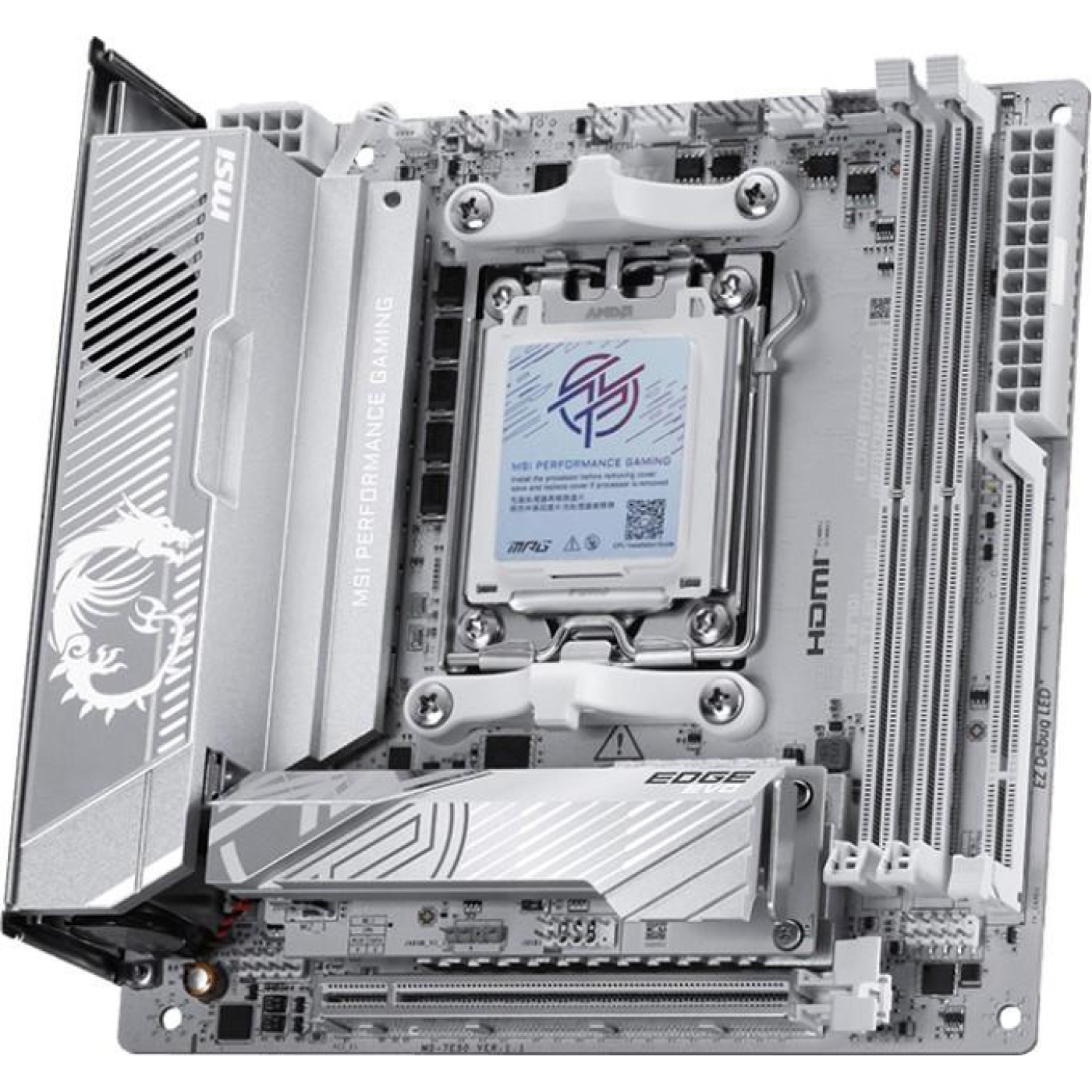 Материнська плата MSI MPG X870I EDGE TI EVO WIFI (MPG X870I EDGE TI EVO WIFI) (Socket AM5, AMD X870, ATX)