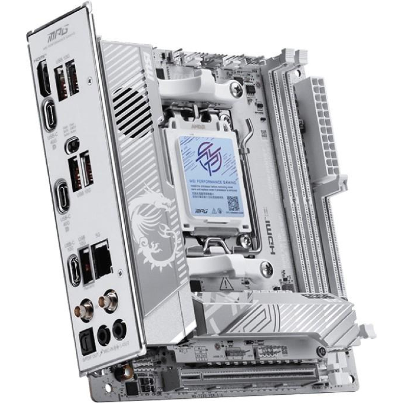 Материнська плата MSI MPG X870I EDGE TI EVO WIFI (MPG X870I EDGE TI EVO WIFI) (Socket AM5, AMD X870, ATX)