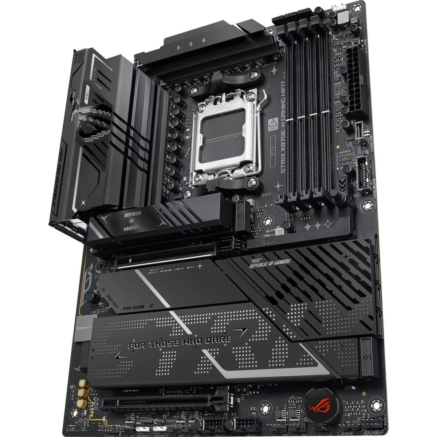 Материнская плата ASUS ROG STRIX X870E-H GAMING WIFI7 (ROG STRIX X870E-H GAMING WIFI7) (Socket AM5, AMD X870E, ATX)