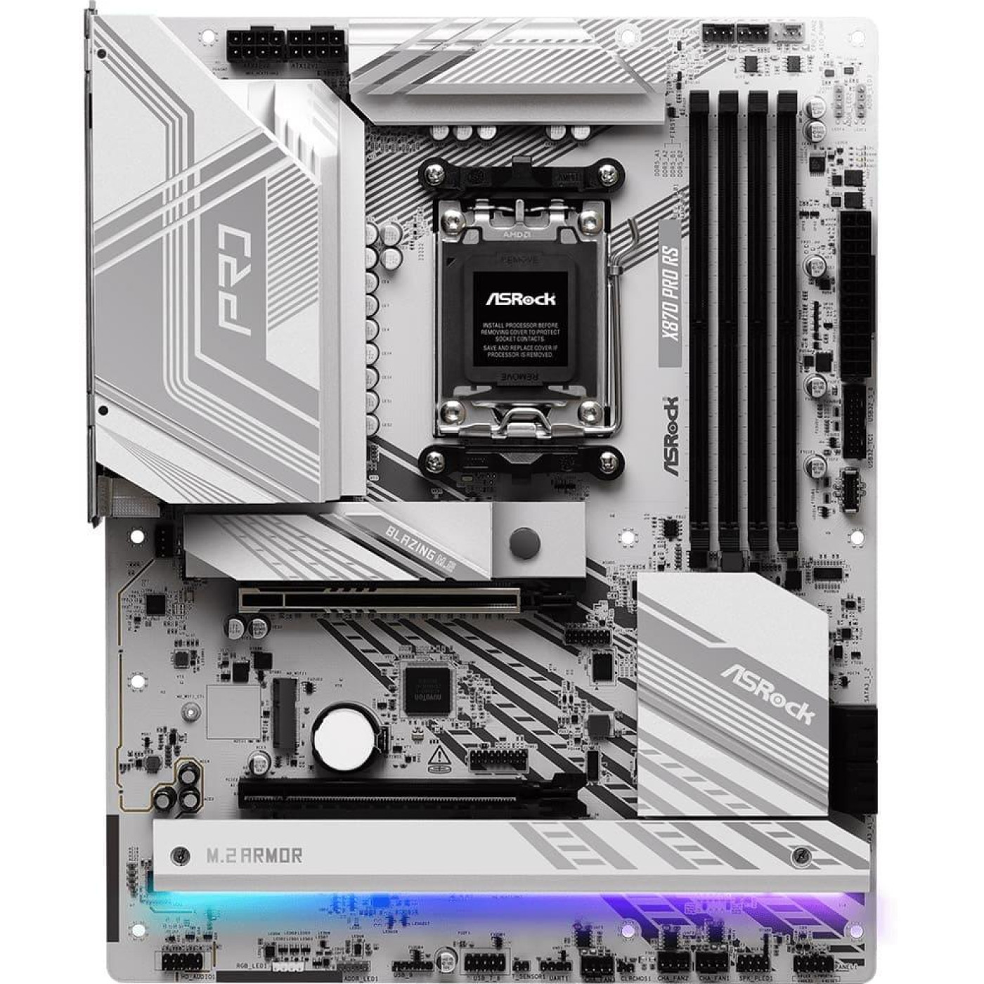 Материнська плата AsRock X870 PRO RS (X870 PRO RS) (Socket AM5, AMD X870, ATX)