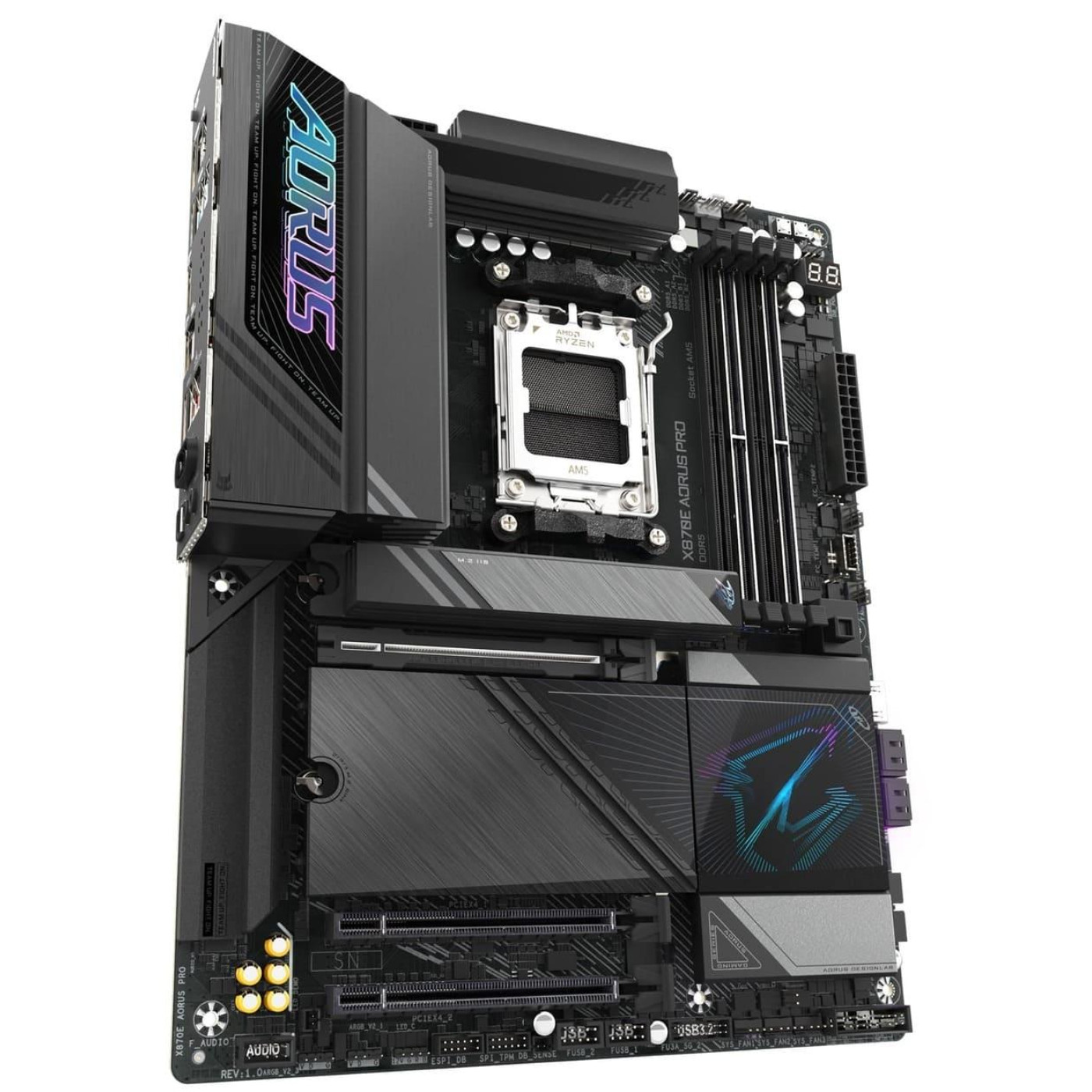 Материнская плата GIGABYTE X870E AORUS PRO (X870E AORUS PRO) (Socket AM5, AMD X870E, ATX) Б/у