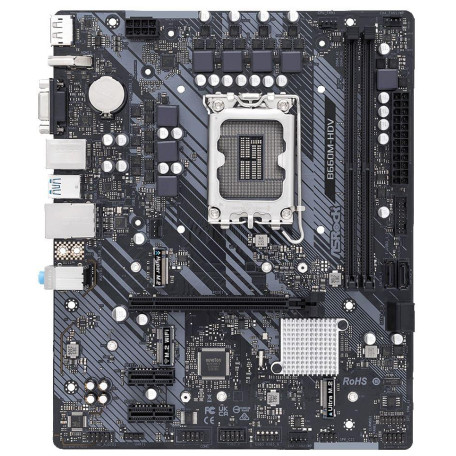 Материнська плата AsRock B660M-HDV (B660M-HDV) (Socket 1700, Intel B660, Micro-ATX) Б/в