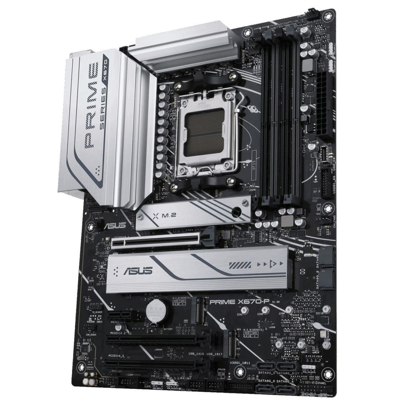 Материнська плата ASUS PRIME X670-P (PRIME X670-P) (Socket AM5, AMD X670, ATX) Б/в