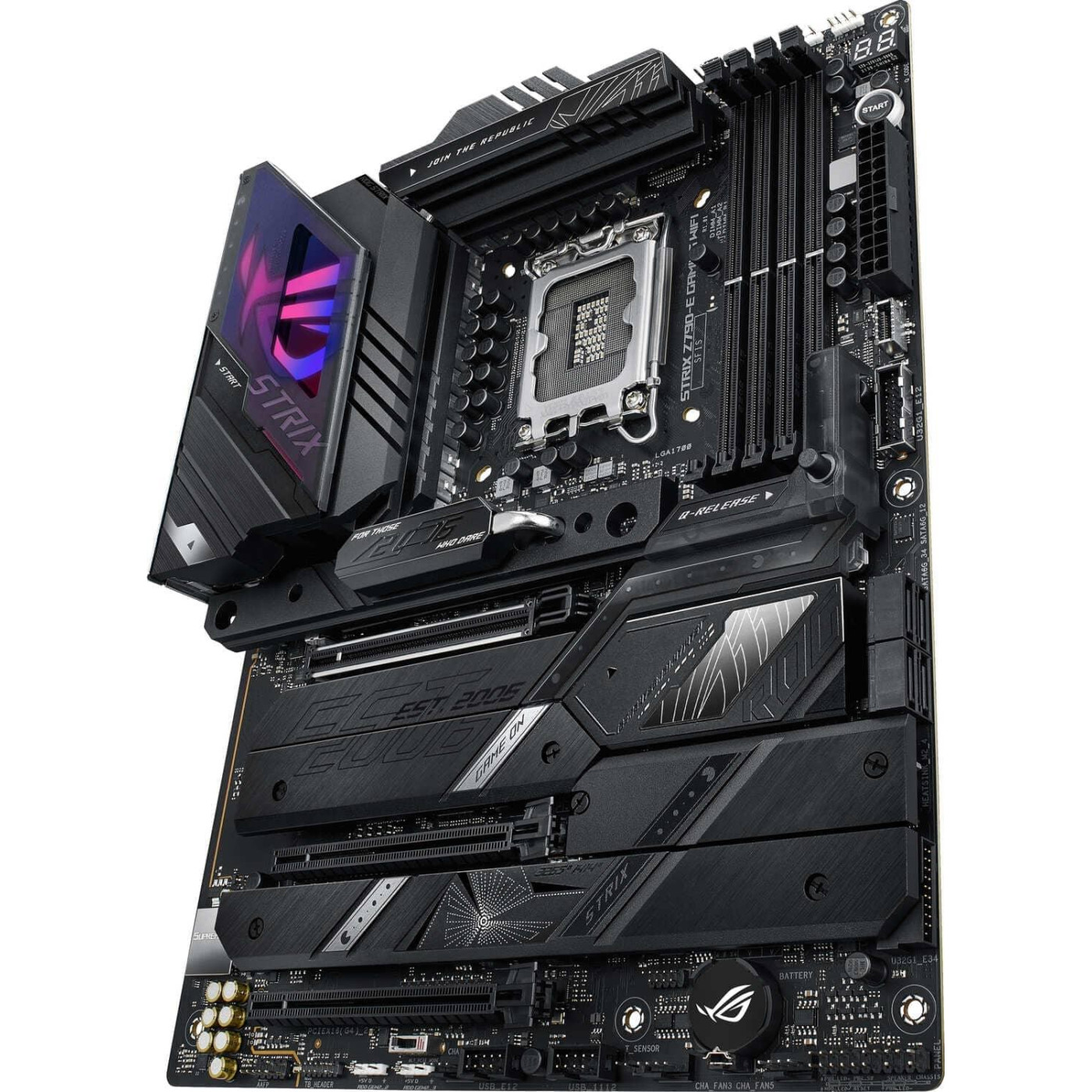 Материнская плата ASUS ROG STRIX Z790-E GAMING WIFI (ROG STRIX Z790-E GAMING WIFI) (Socket 1700, Intel Z790, ATX) Б/у,U1