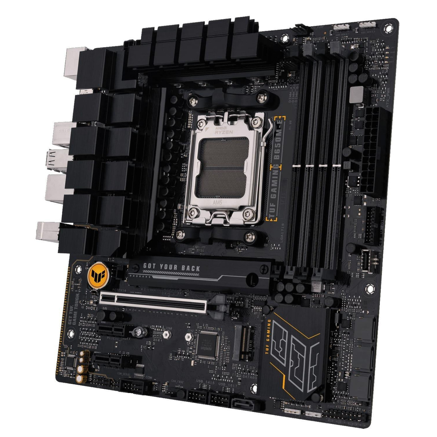 Материнская плата ASUS TUF GAMING B650M-E (TUF GAMING B650M-E) (Socket AM5, AMD B650, Micro-ATX)