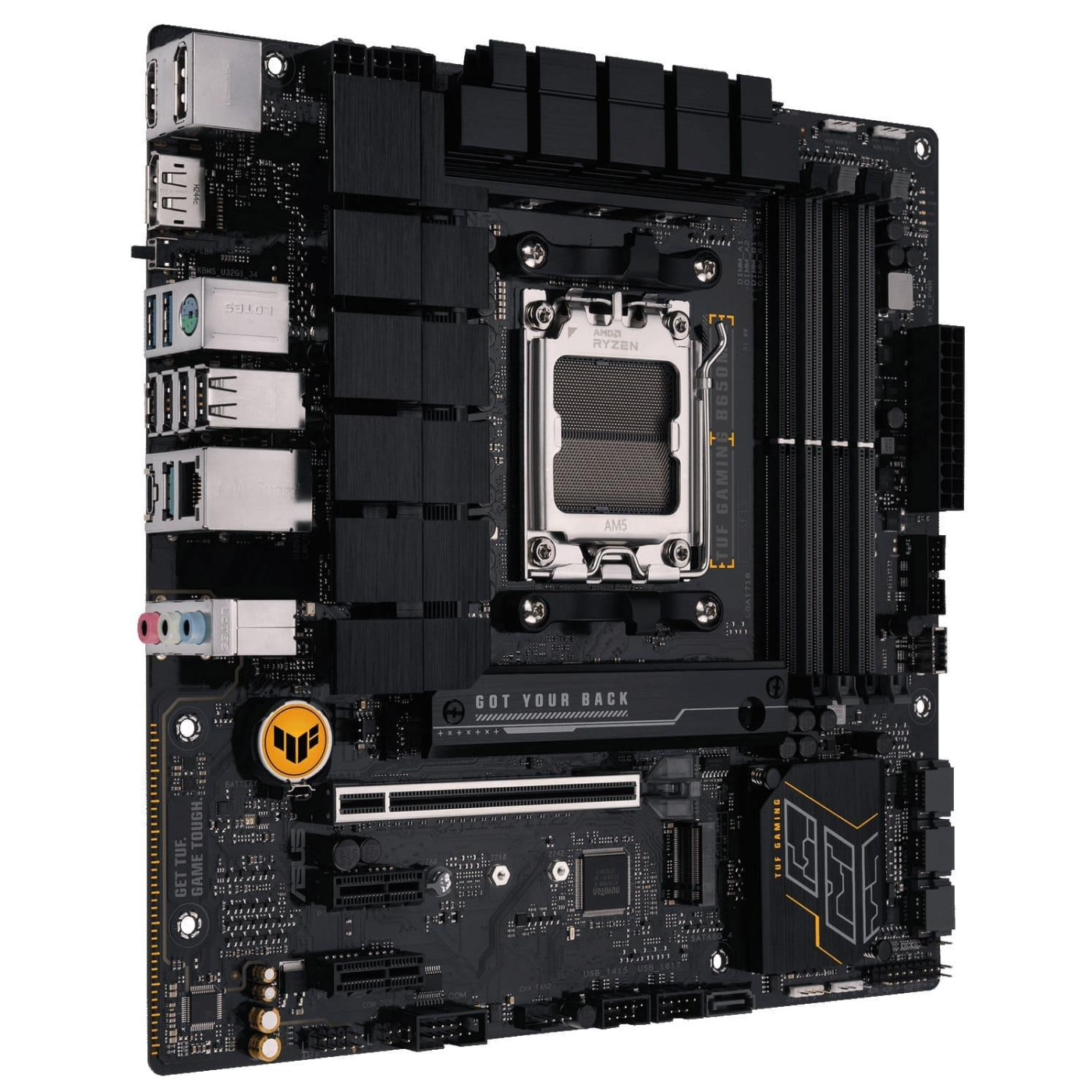 Материнская плата ASUS TUF GAMING B650M-E (TUF GAMING B650M-E) (Socket AM5, AMD B650, Micro-ATX)