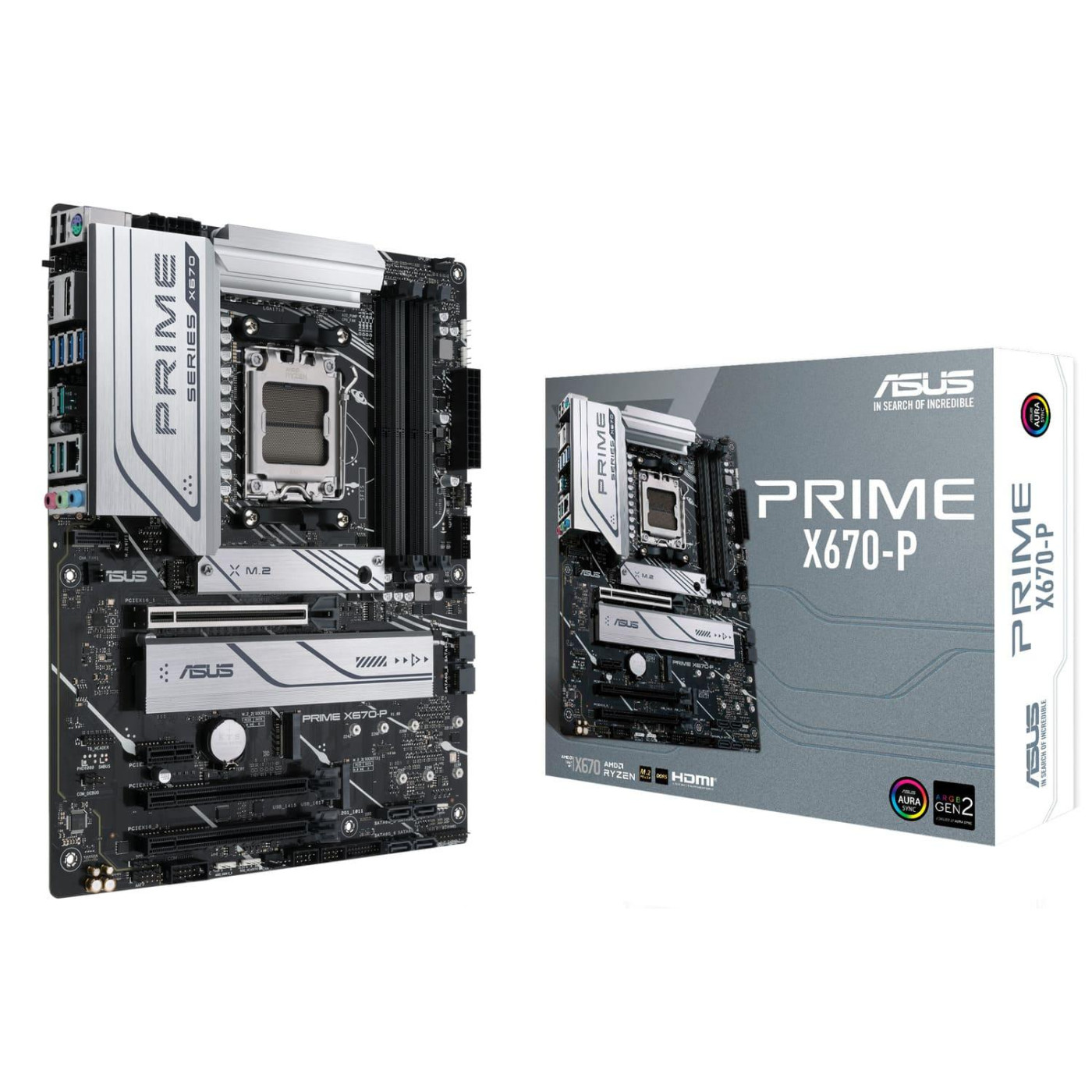 Материнська плата ASUS PRIME X670-P (PRIME X670-P) (Socket AM5, AMD X670, ATX) Б/в