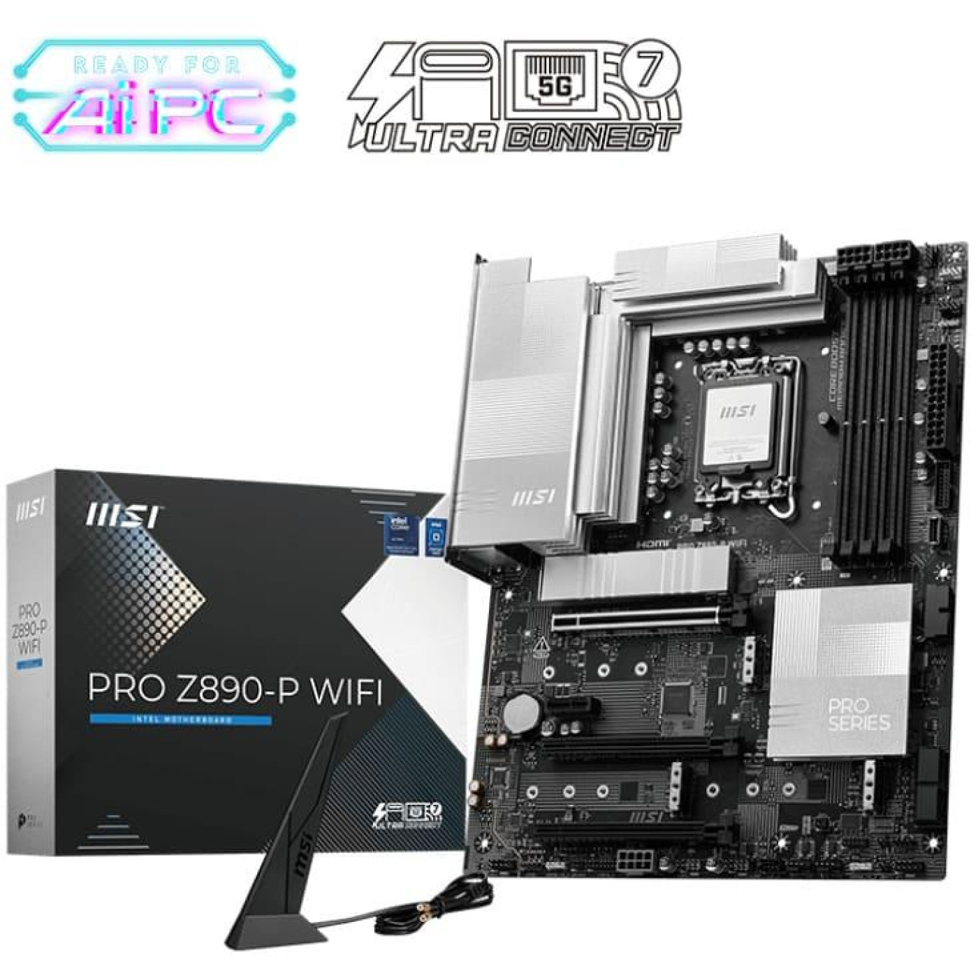 Материнська плата MSI PRO Z890-P WIFI (PRO Z890-P WIFI) (Socket 1851, Intel Z890, ATX) U1